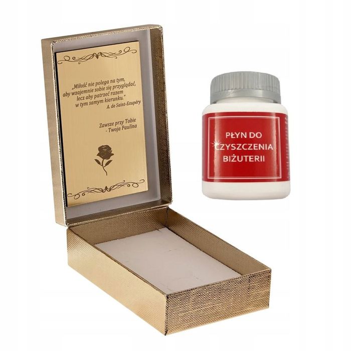 Złoty Łańcuszek Męski Łańcuch 55cm 925/585 + Płyn Gratis / Unikatowy W