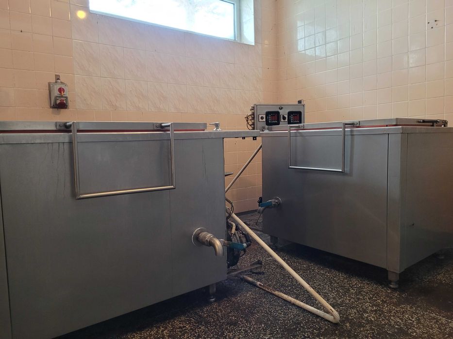 Kocioł gazowy, warzelny firmy Zasada ze sterownikiem, dwie sztuki.