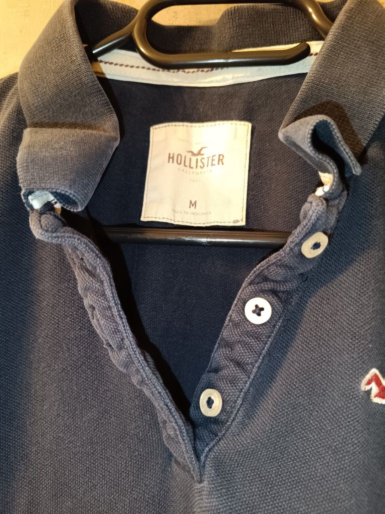 Koszulka polo bluzka t-shirt damski krótki rękaw Hollister M