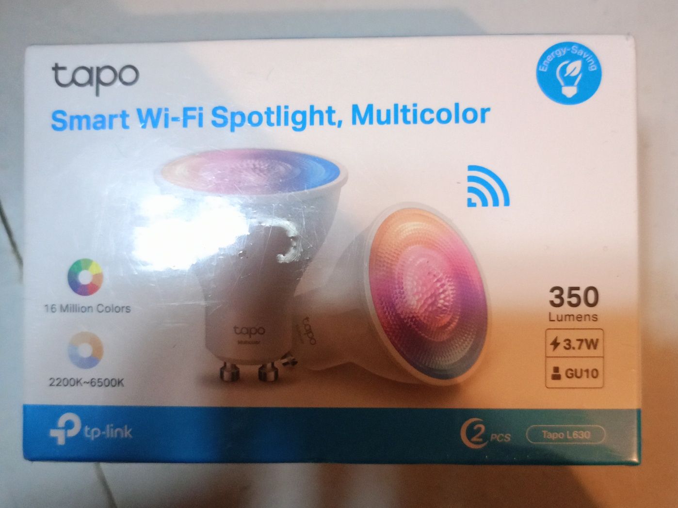 TP-Link Tapo L630 żarówka SmartHome Smart WiFi GU10 Multicolor 3.7W 2s