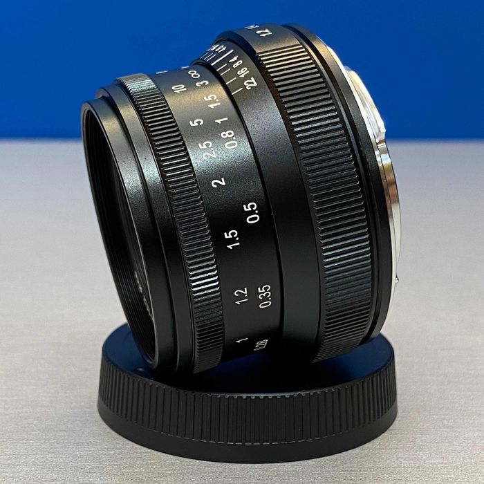 7Artisans 35mm f/1.2 II (Canon EF-M) - NOVA - 3 ANOS DE GARANTIA