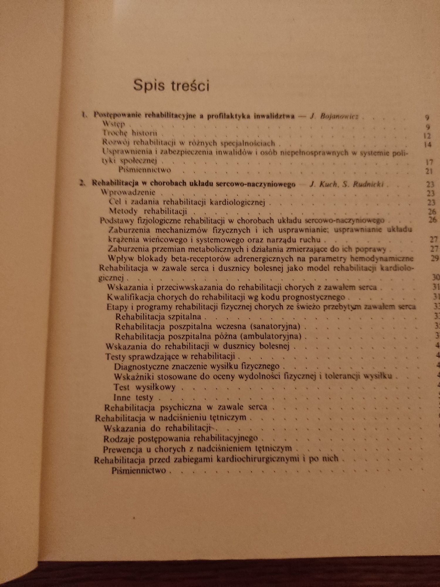 Rehabilitacja - pod redakcją Jerzego Kucha