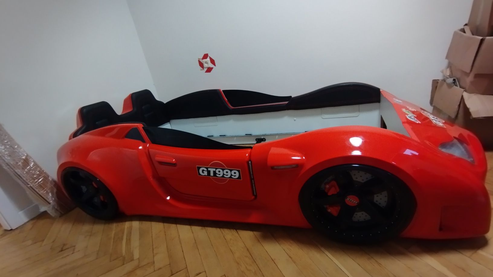 łóżko samochód GT999 otwierane drzwi, LED