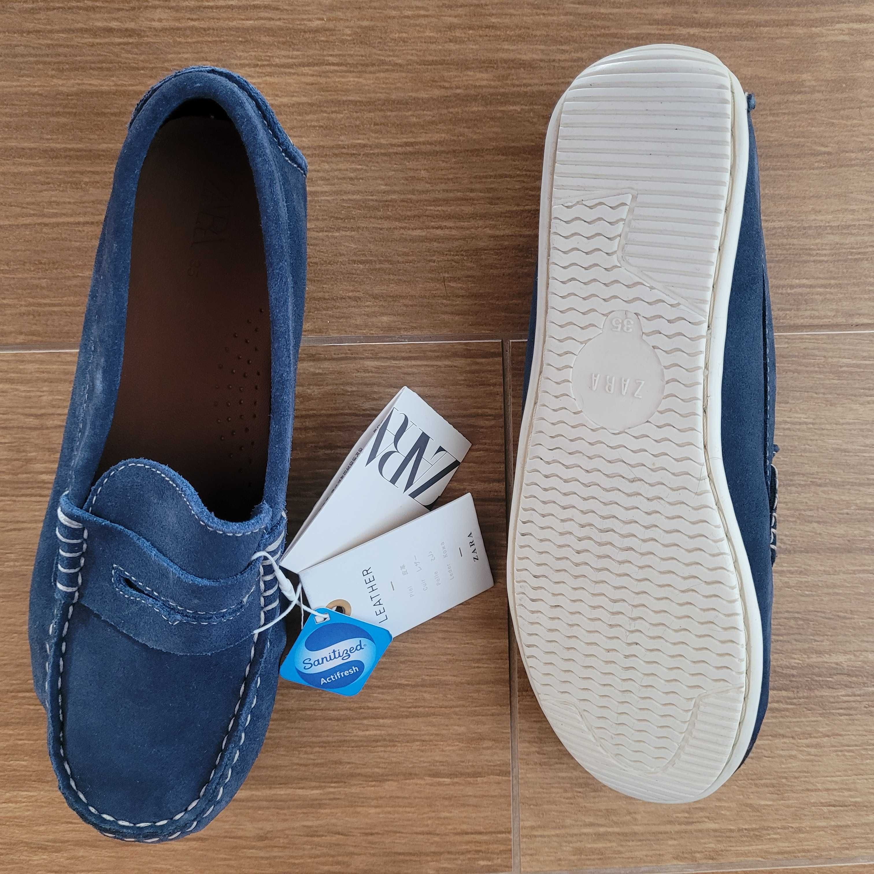 Mokasyny roz. 35 ZARA-nowe