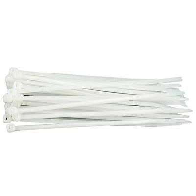 Opaski zaciskowe 4.8x370mm plastikowe białe 100szt