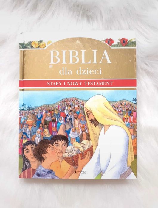 Biblia dla dzieci z ilustracjami.