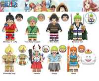 Coleção de bonecos minifiguras One Piece nº4 (compatíveis Lego)