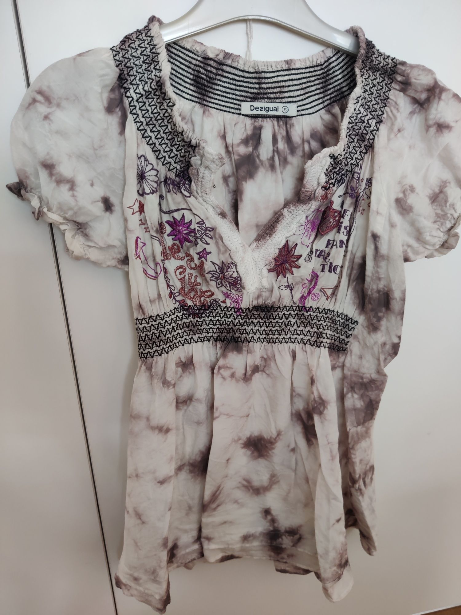 T-shirt, blusa, manga curta, Desigual 36