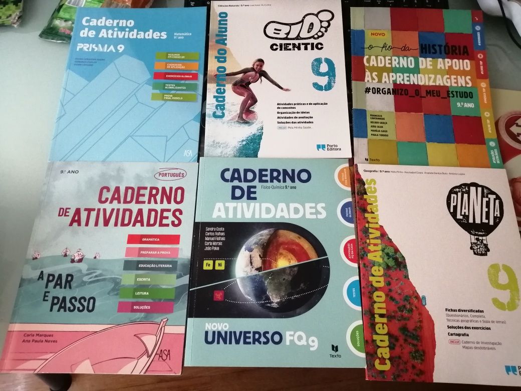 Caderno de atividades 9º ano NOVOS