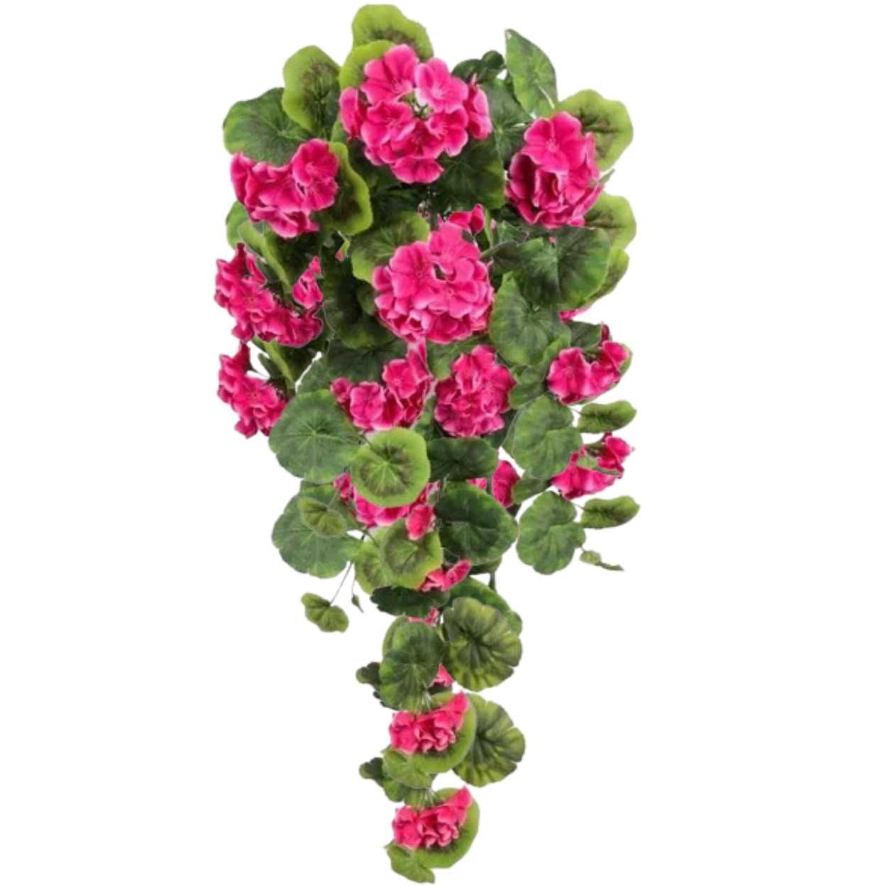 Pelargonia Rabatowa Zwis Girlanda Sztuczne Pnącze Rożowe 70cm