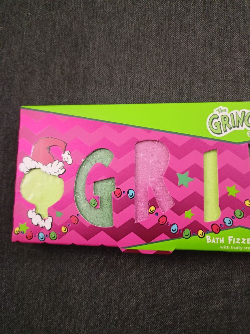 Tabletka kulę musujące do kąpieli święta Grinch