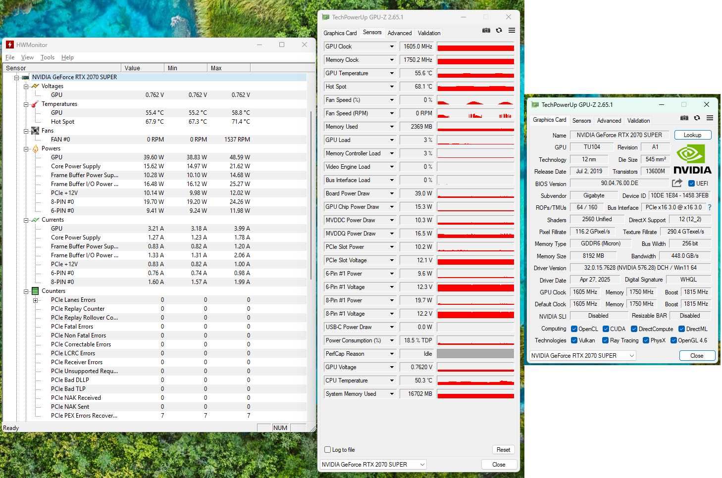 Karta graficzna Gigabyte GeForce RTX 2070 Super Gaming OC 8 GB GDDR6