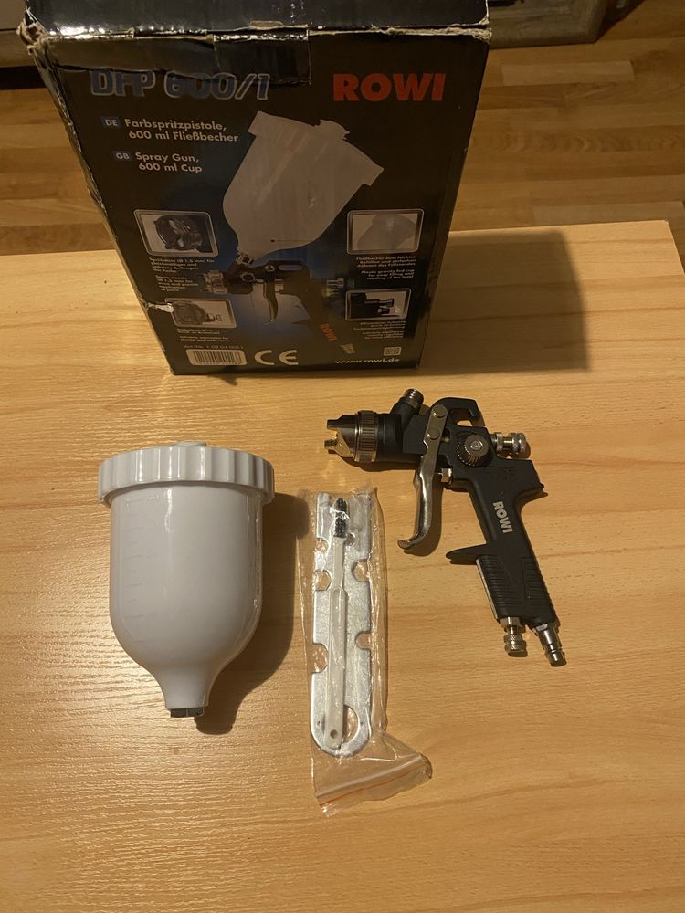 Pistolet lakierniczy ROWI DFP 600/1 HVLP 600 ml
