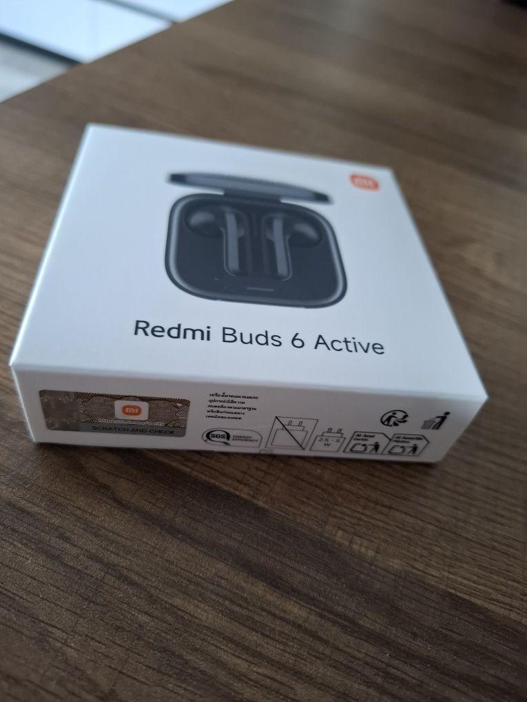 Słuchawki bezprzewodowe XIAOMI Redmi Buds 6 Active Black