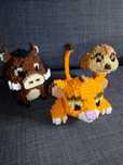 Klocki Król Lew - figurki Simba, Timon, Pumba - hakuna matata