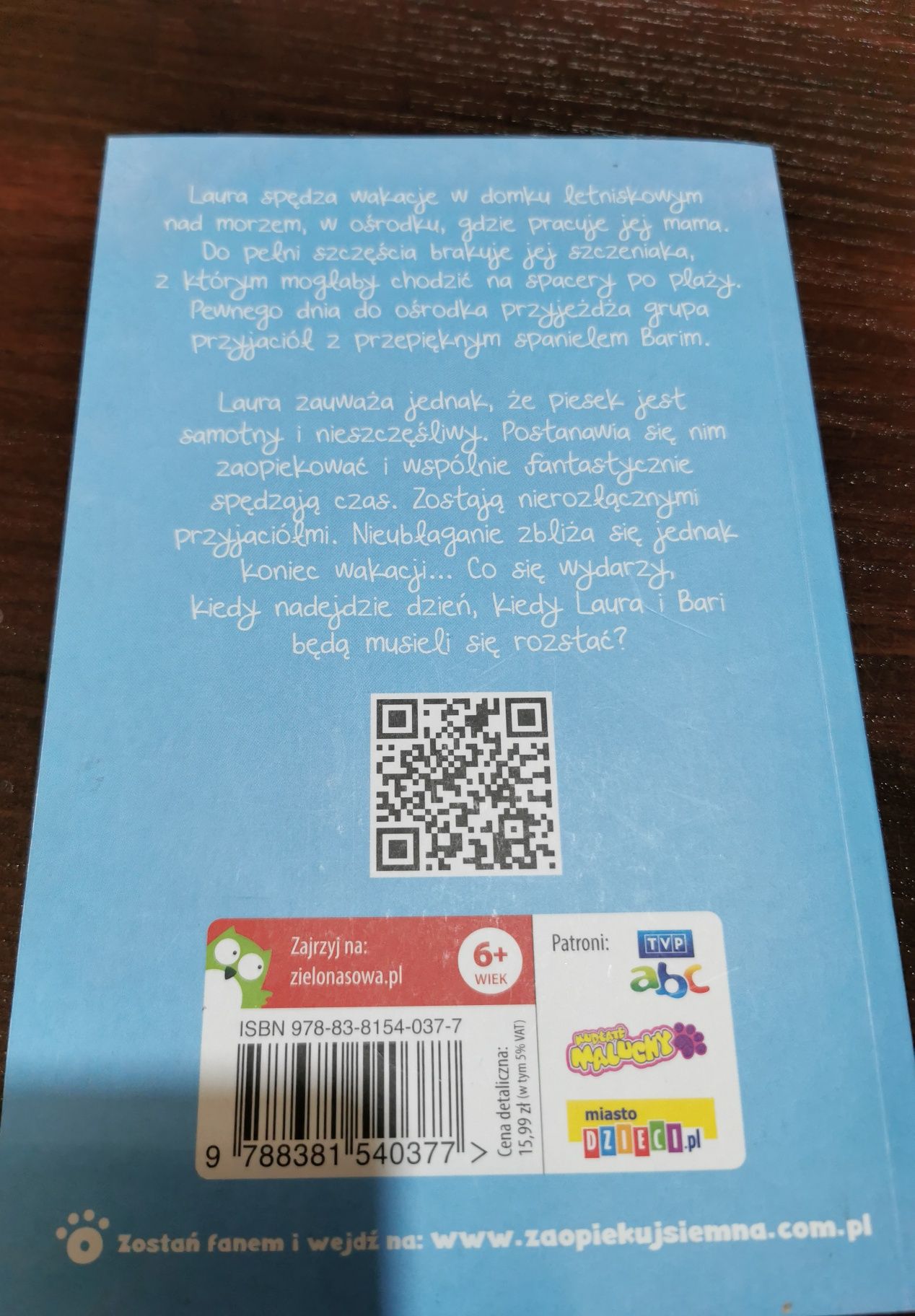 Bari, wymarzony piesek Holly Webb seria zaopiekuj się mną książka