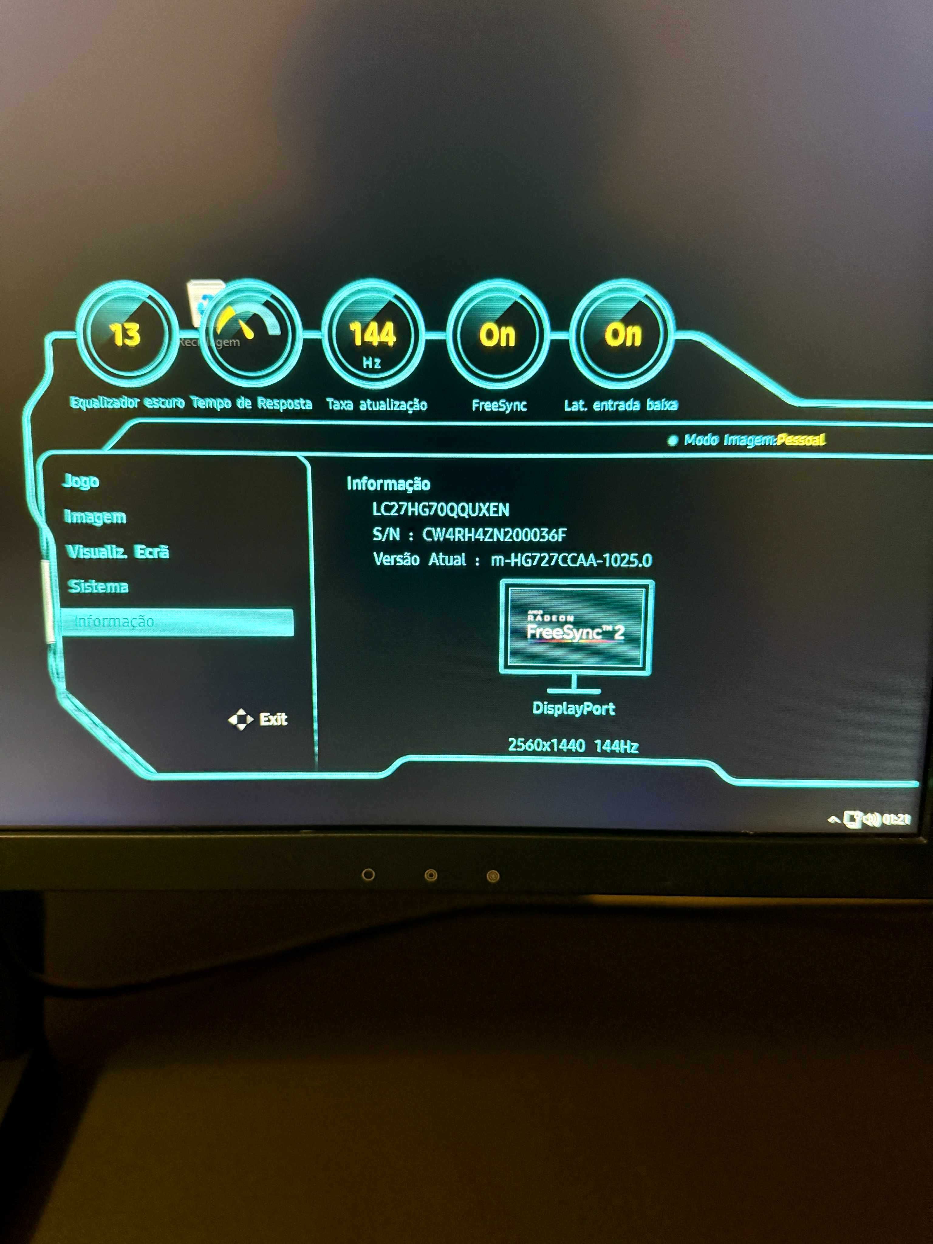 Samsung LC27HG70 27" LED QuadHD 144Hz Curvo