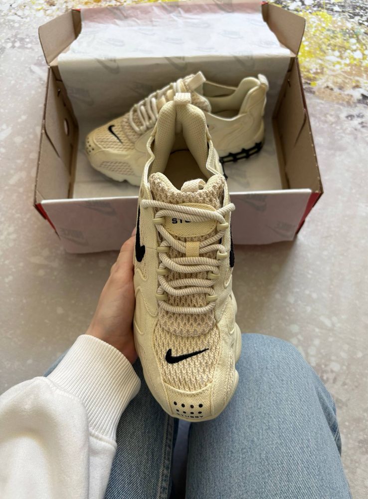Кросівки Nike Air Zoom x Stussy Spiridon Cage 2 Fossil (36-45)