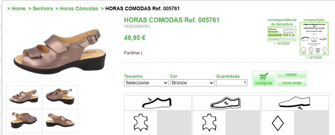Sandalias senhora 37 cor dourado-Novas