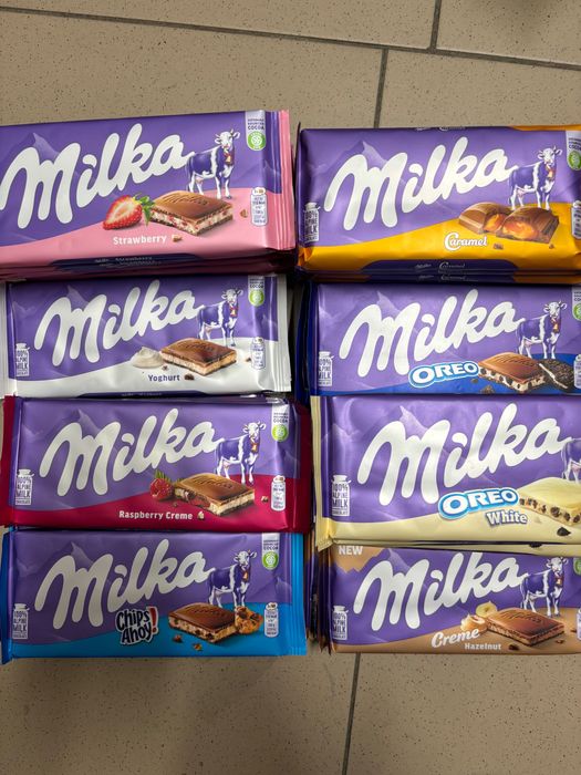 Czekolada miłka/50 szt/różne smaki