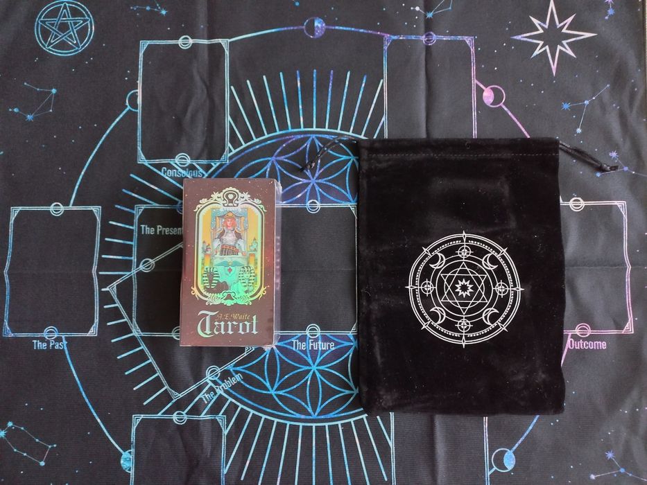 Набор карты таро, мешочек, и коврик