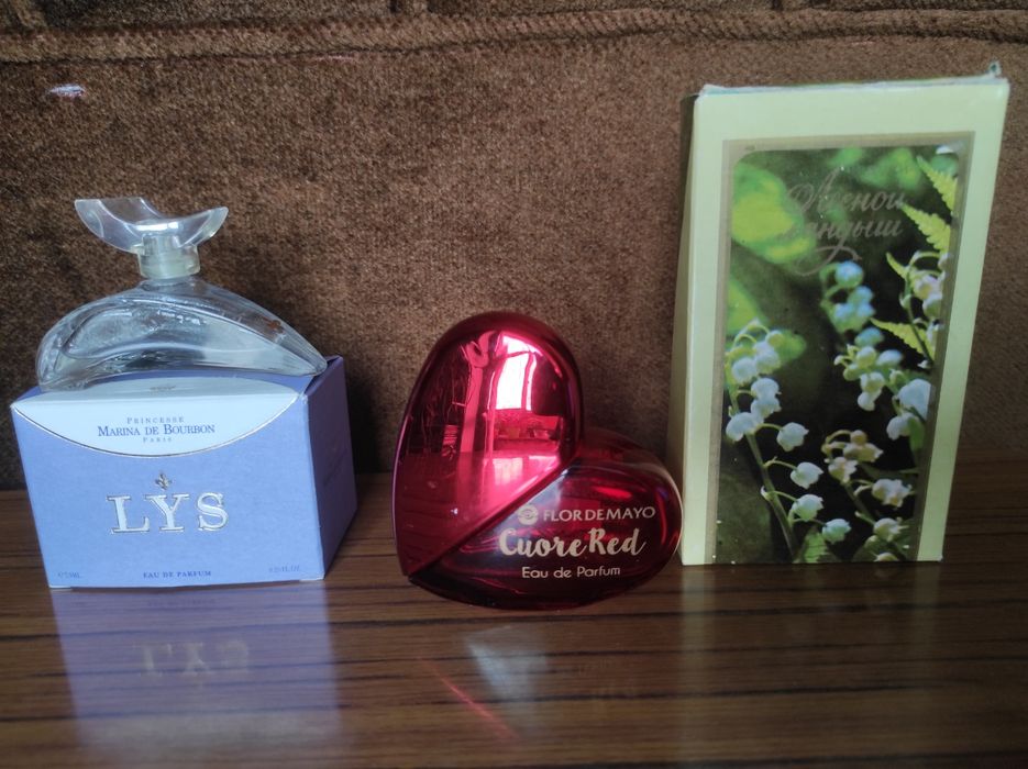 флакони духов, коробочка 71год