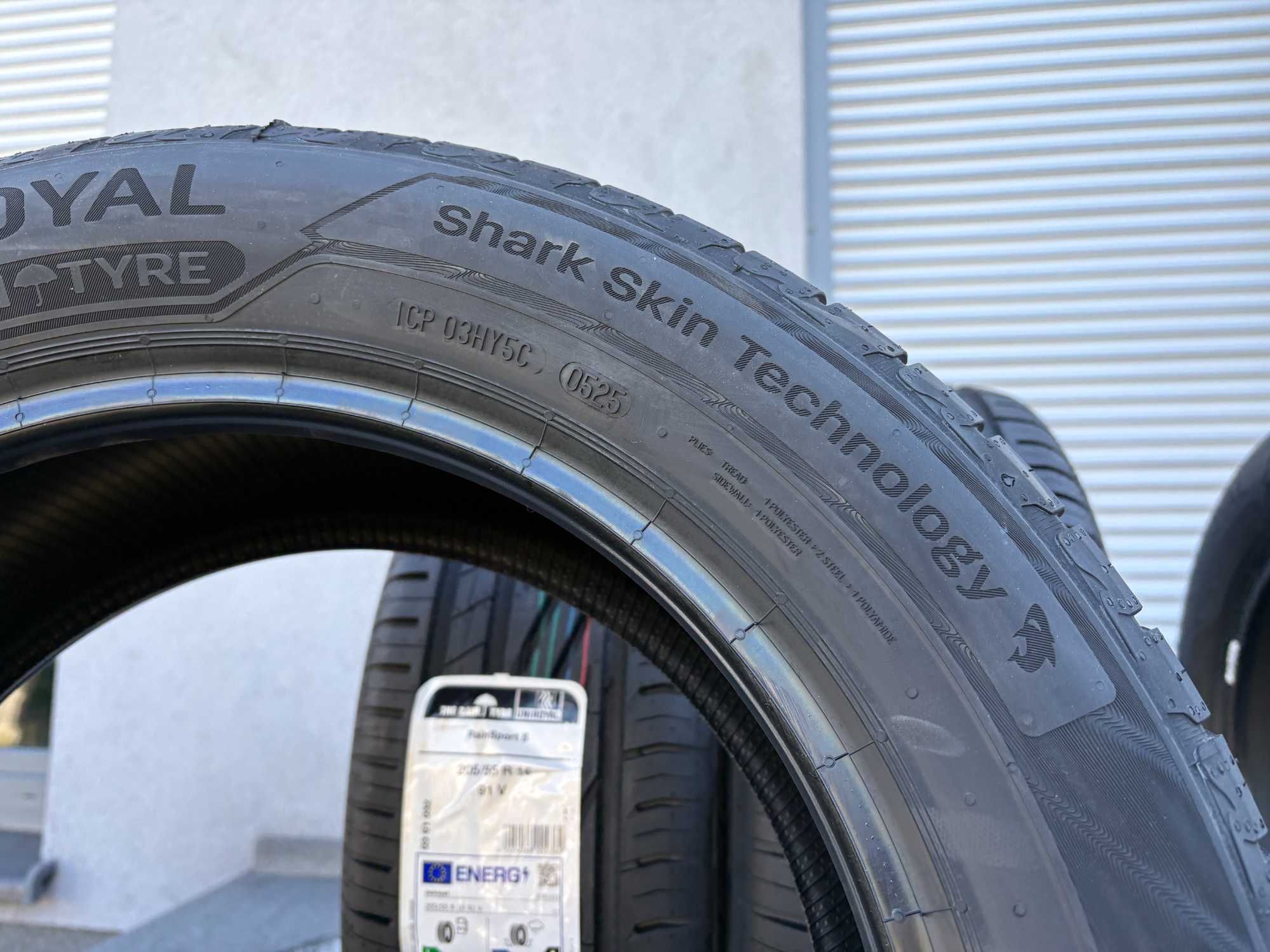 komplet lato 205/55R16 Uniroyal RainSport5 91V prod2025r C,A,71db gwar
