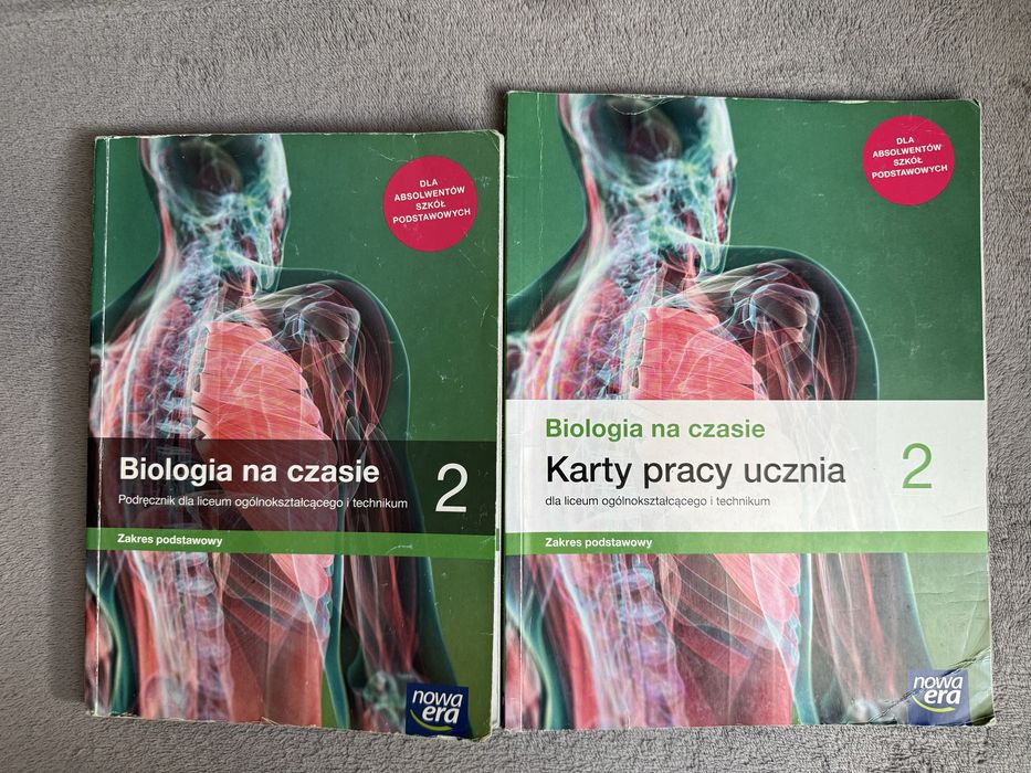 Biologia na czasie 2 podrecznik + ćwiczenia