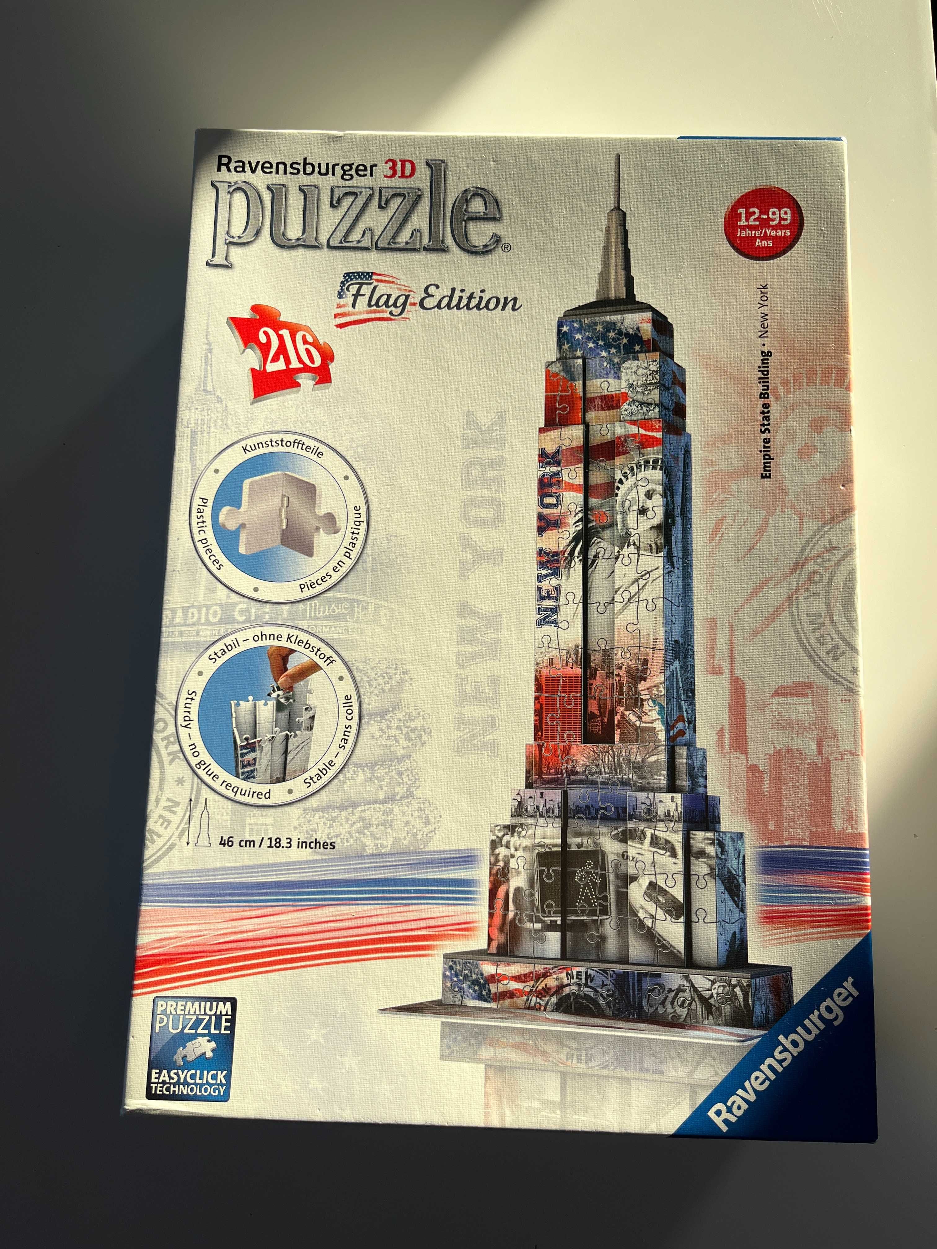 Ravensburger, puzzle 3D, Empire State Building - nowe