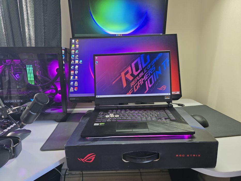 Asus Rog i7-10750H/144HZ/GTX1650Ti/DDR4-16/SSD-512/Повний  комплект