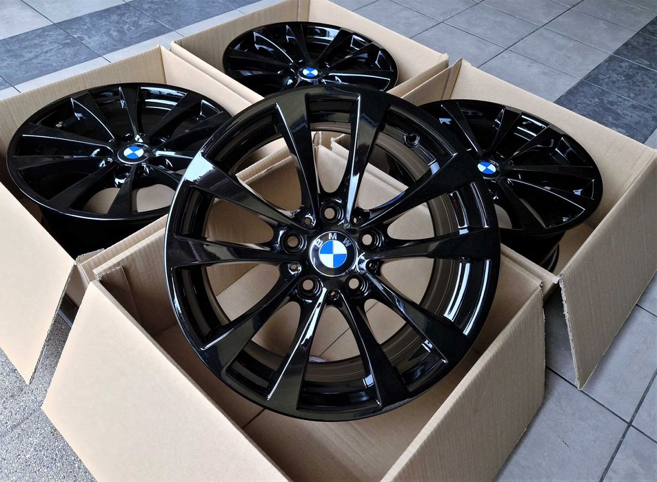 Alufelgi 17 5x120 BMW 1 3 X1 X3 F20 F30 E90 E46 E83 E84 E87 Czarne 46#