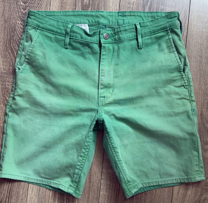 Levi’s – spodenki męskie, rozm. M, kolor zielony, styl sprany