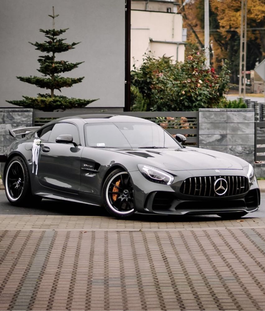 Auto na wesele ślub Mercedes AMG GT R samochód na wesele