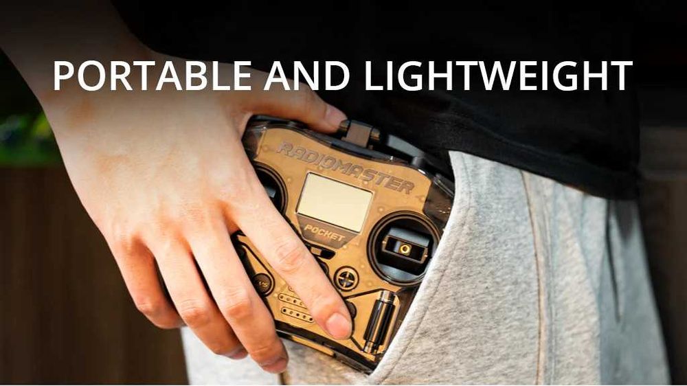 Пульт Radiomaster Pocket ELRS M2 Transparent для симулятору, польотів