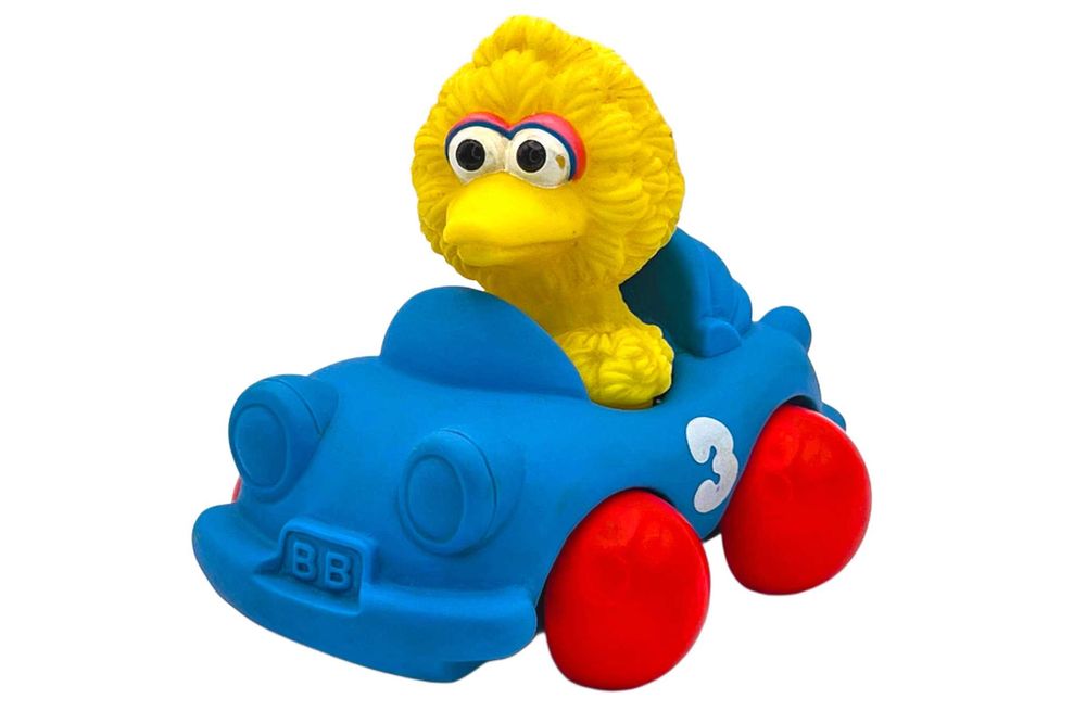 Sesame Street Big Bird  Rolly Car Tyco Pre-School Tyco Jim Henson