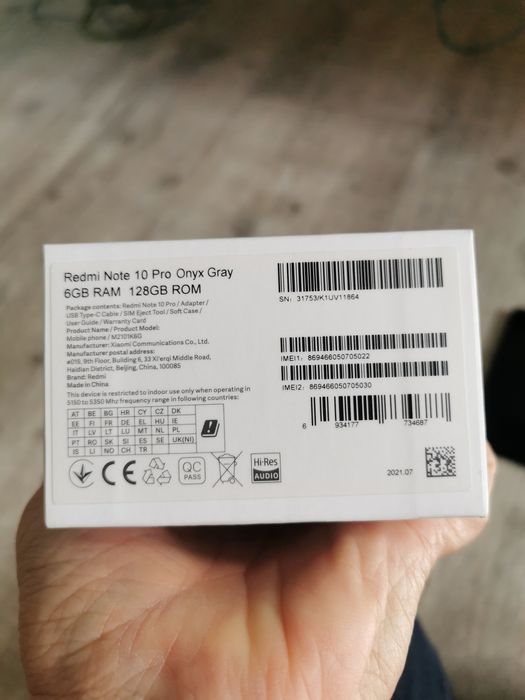 Telefon Xiaomi Redmi Note 10 Pro stan idealny Dual sim