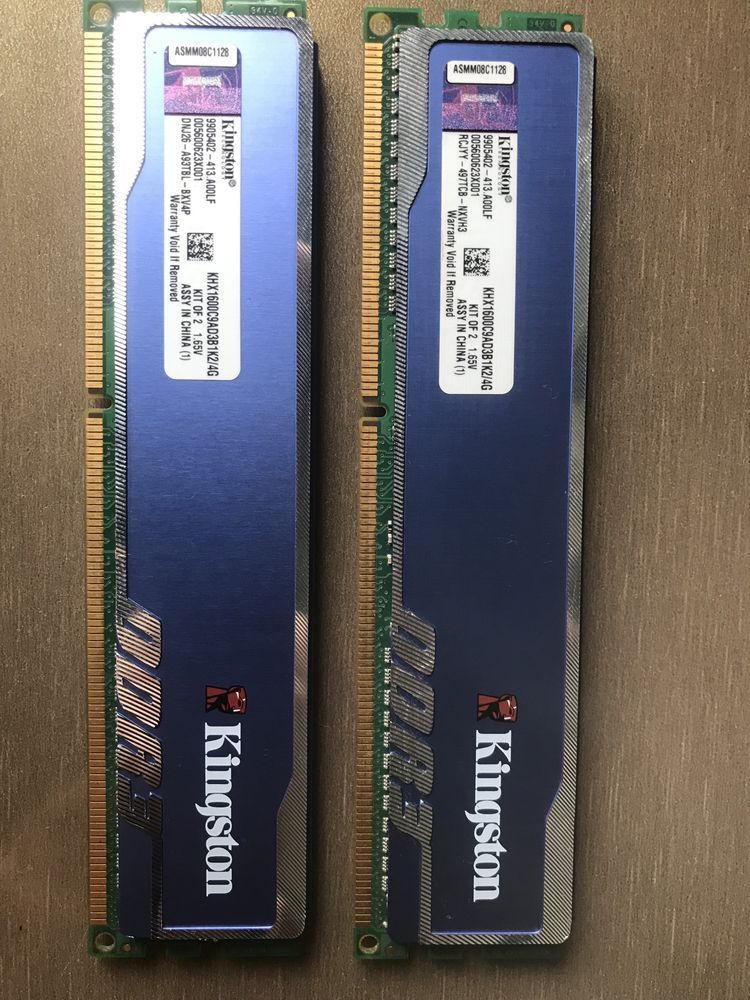 Kingston DDR3 Hyper 2g/4g/8g