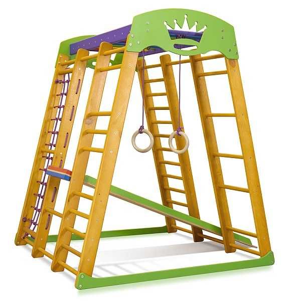 Дитячий спортивний комплекс Карапуз Міні SportBaby горіх