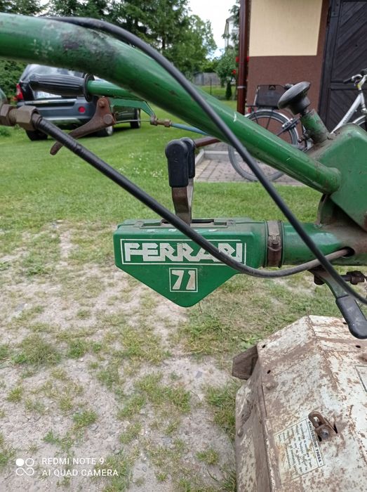 Glebogryzarka spalinowa traktorek jednoosiowy diesel Ferrari dzik
