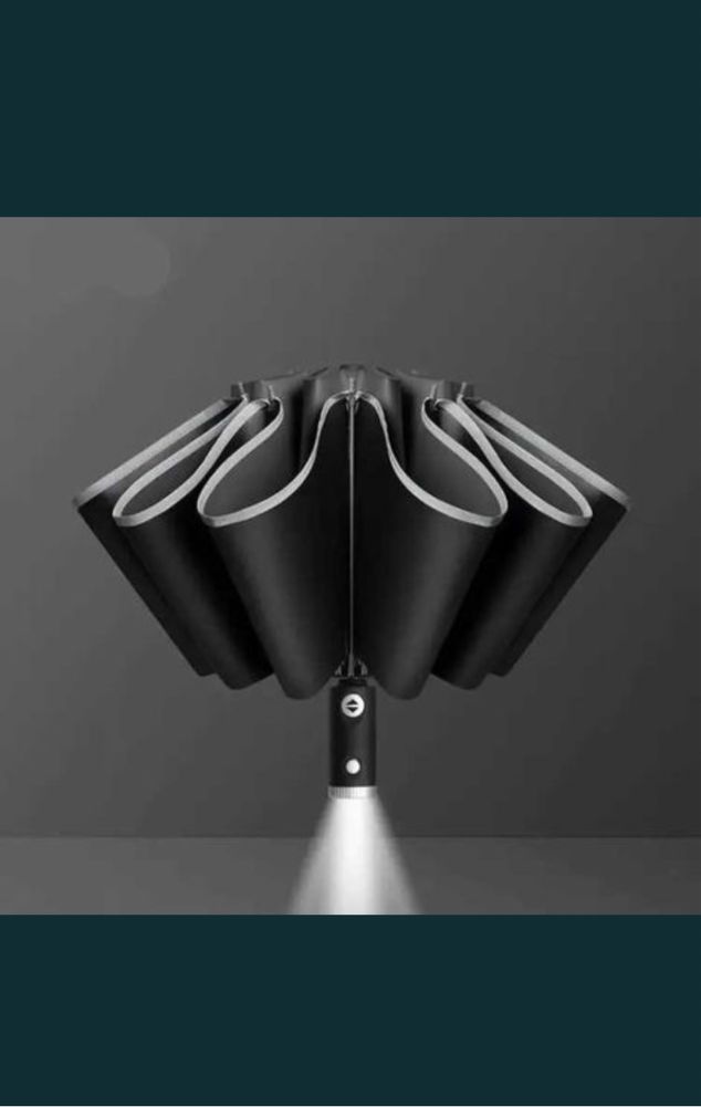 Зонт Xiaomi автоматичний реверсний вітрозахисний ліхтар парасоля