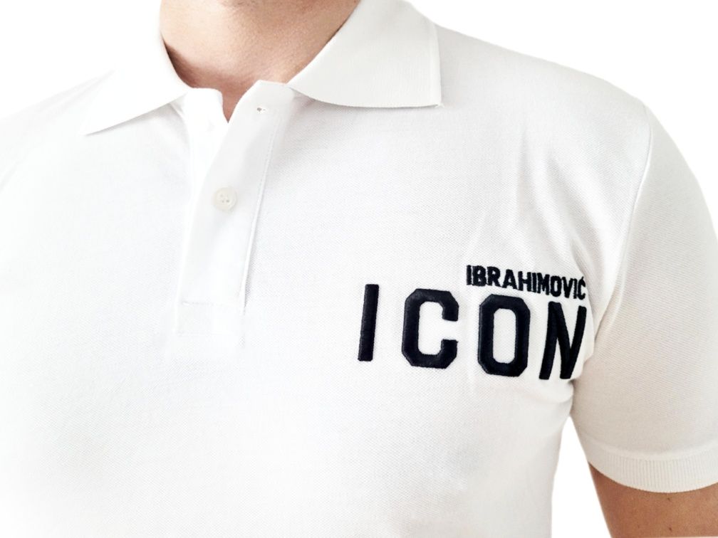 Dsquared2 ICON Koszulka Polo motyw Ibrahimowić