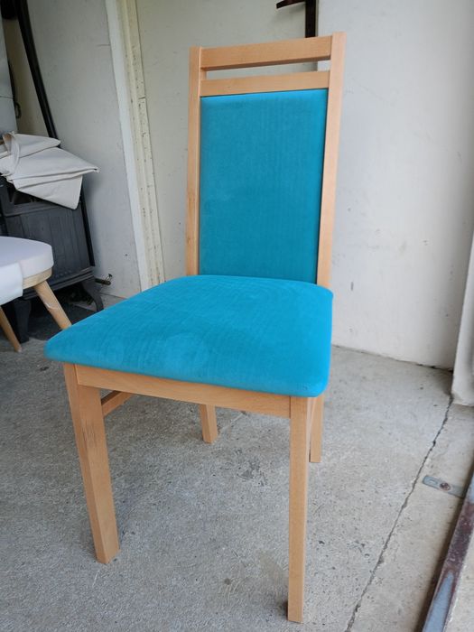 Krzesło, drewniane do salonu, nowe  z gwarancją