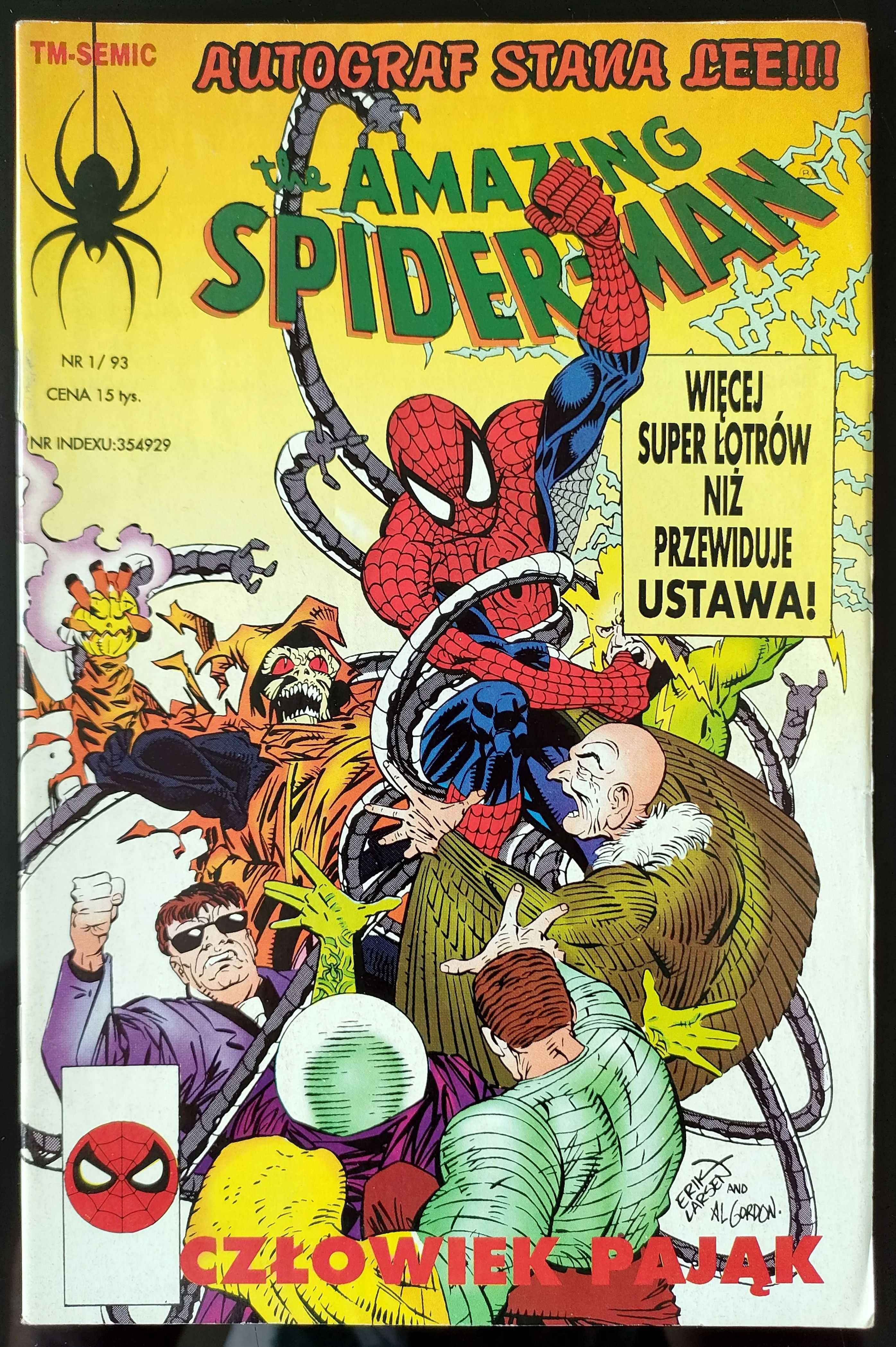 Komiks The Amazing Spider-Man - 1/93 - TM-Semic