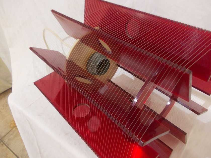 Żyrandol żyłkowy lampa design new look loft PRL