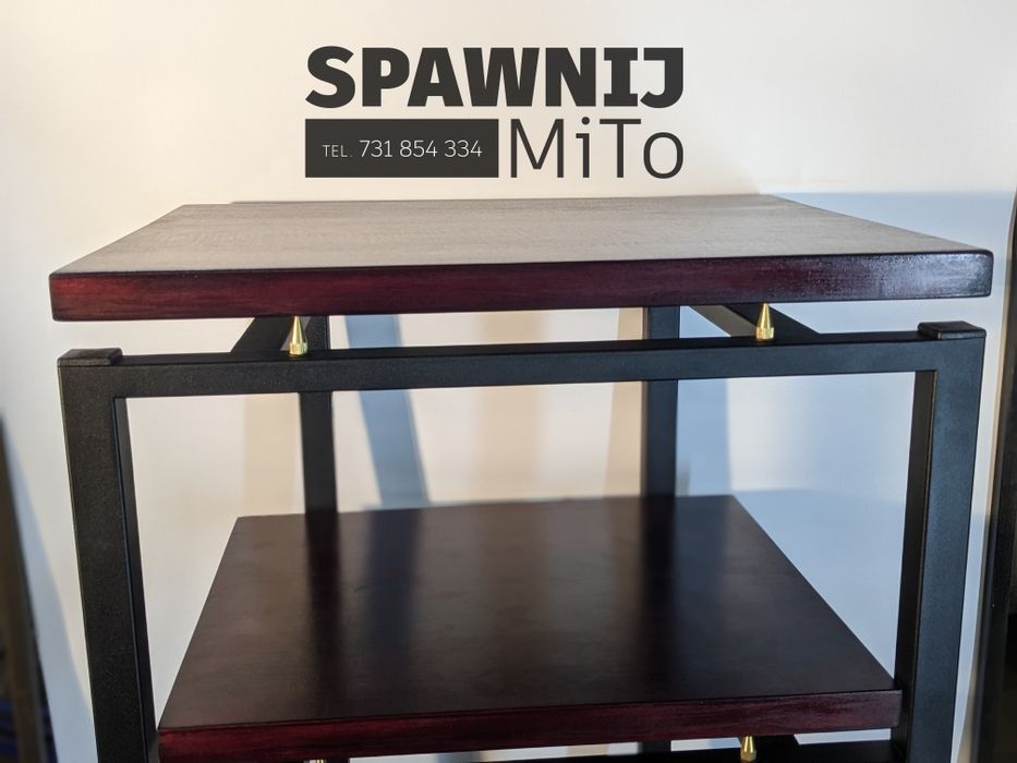 Stelaż HiFi, stolik antywibracyjny, stoliki Loft, Regał, półka Rtv