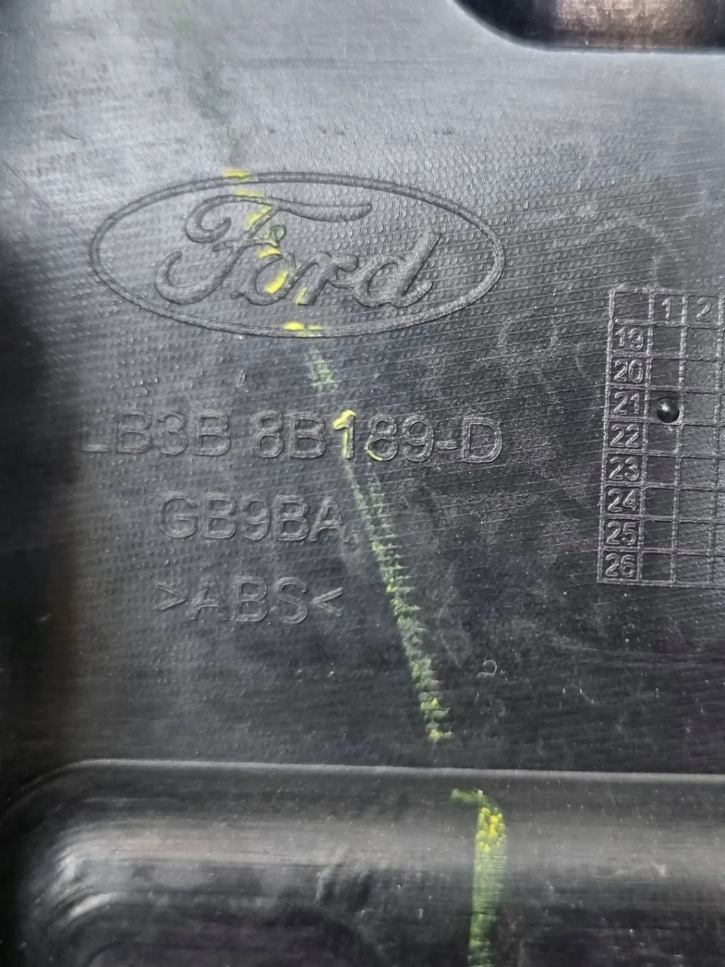 Atrapa grill Ford Ranger III LB3B8B189D