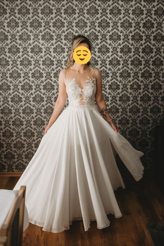 Sprzedam suknię ślubną rozmiar S/M