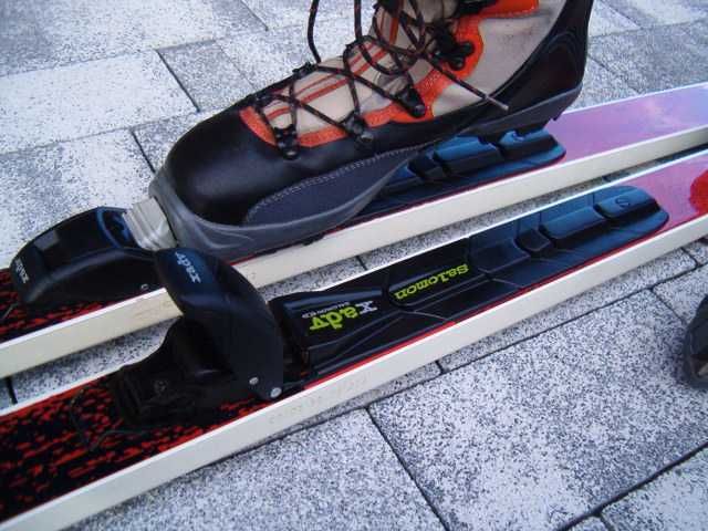 narty biegowe BC + buty salomom