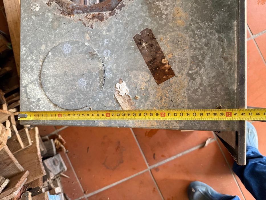 Lareira sem ventilação