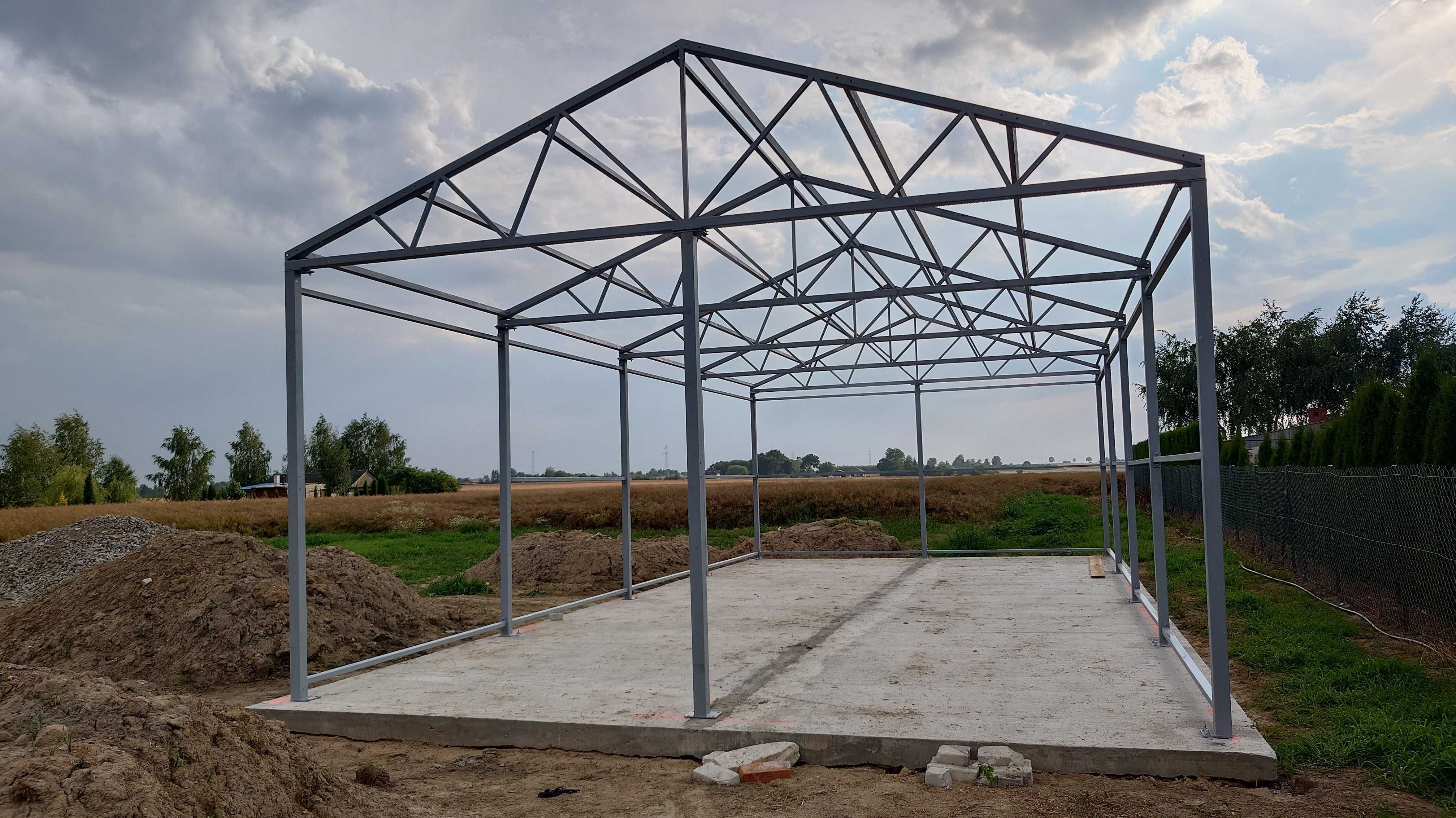 Konstrukcja stalowa - dwuspadowa 6x12